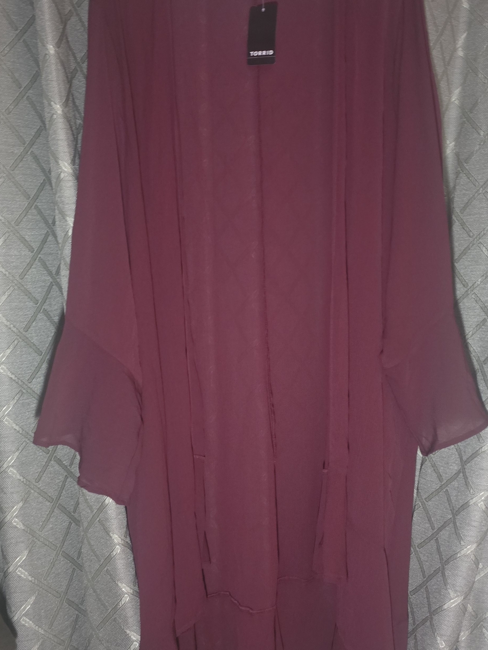 TORRID Magenta Chiffon Duster Robe